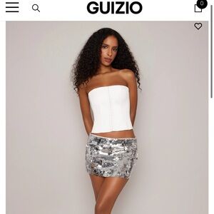 Guizio Sequined Mini skirt